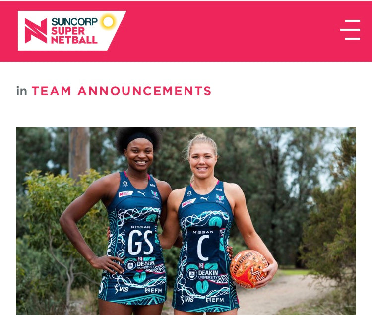 Snetball Suncorp Super Netball – Simone Thomson Art