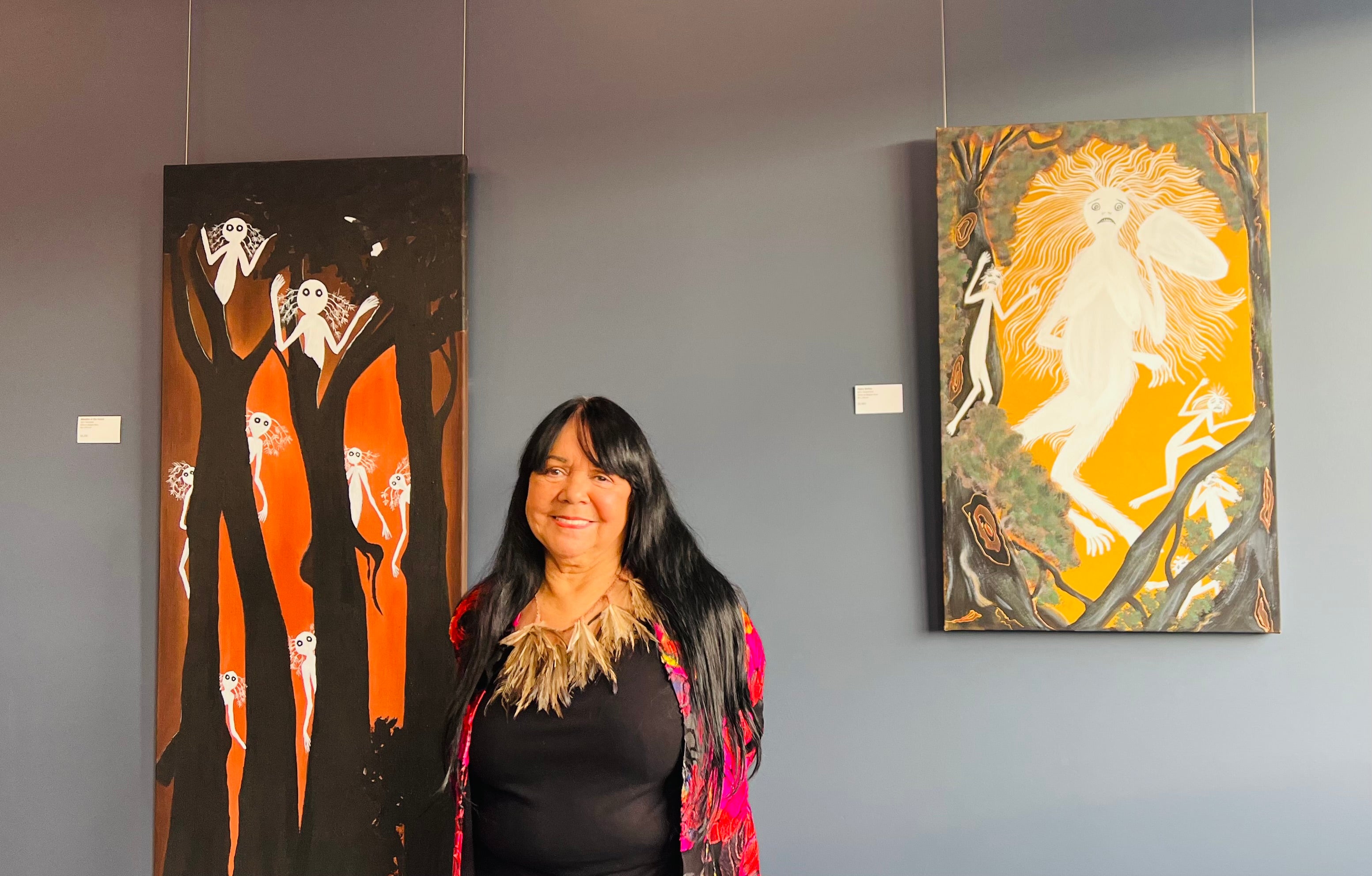 Zane Saundersアボリジニの画家　walking together Zane Saundersアボリジニの画家 walking together - メルカリ