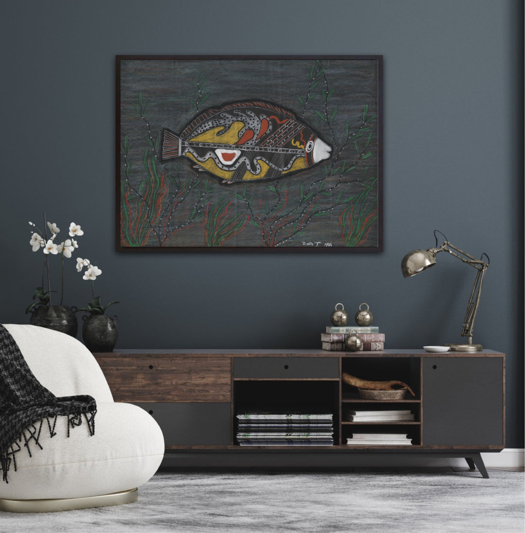 ‘Dhungala Burnanga, Murray River Cod’