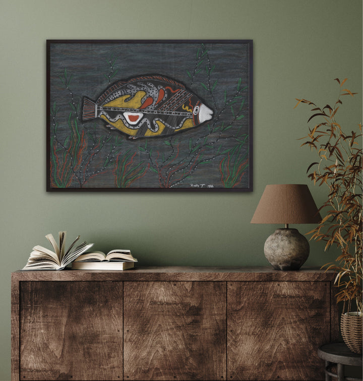 ‘Dhungala Burnanga, Murray River Cod’