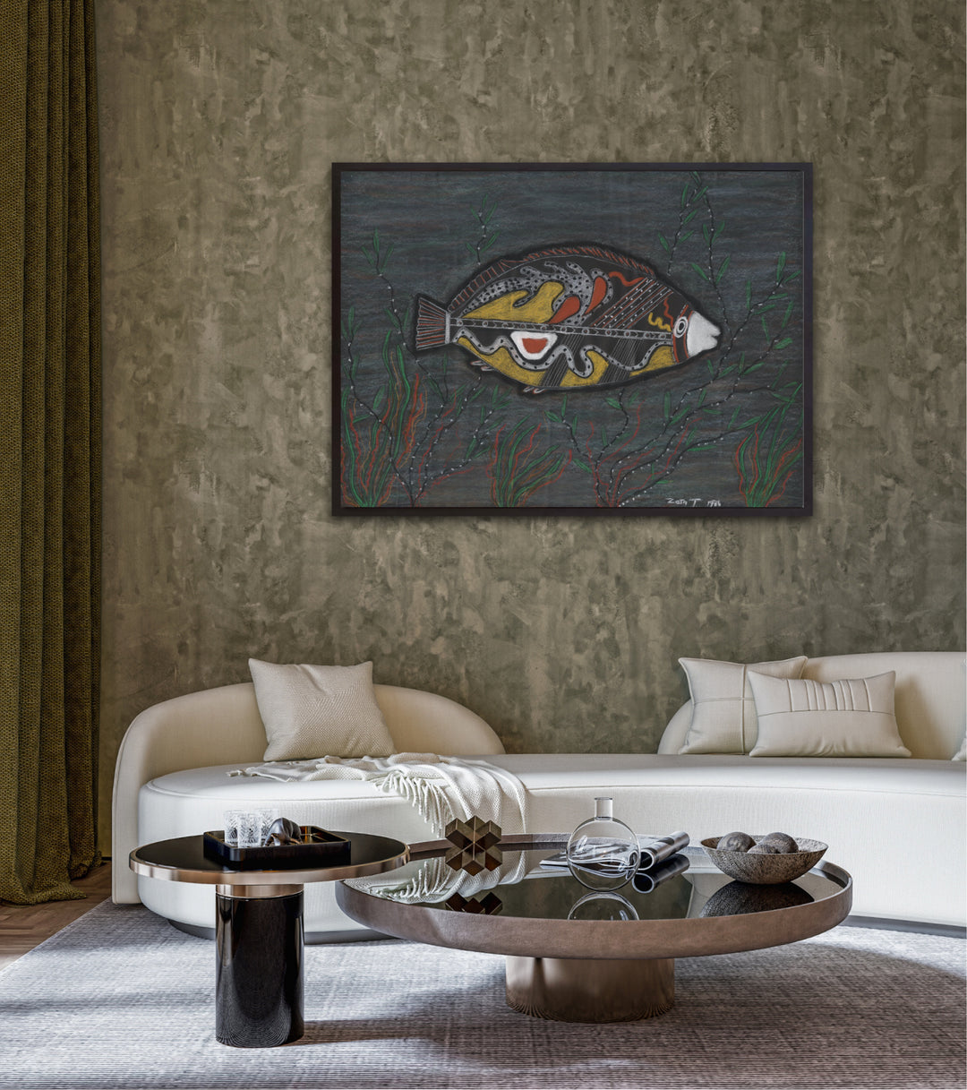 ‘Dhungala Burnanga, Murray River Cod’