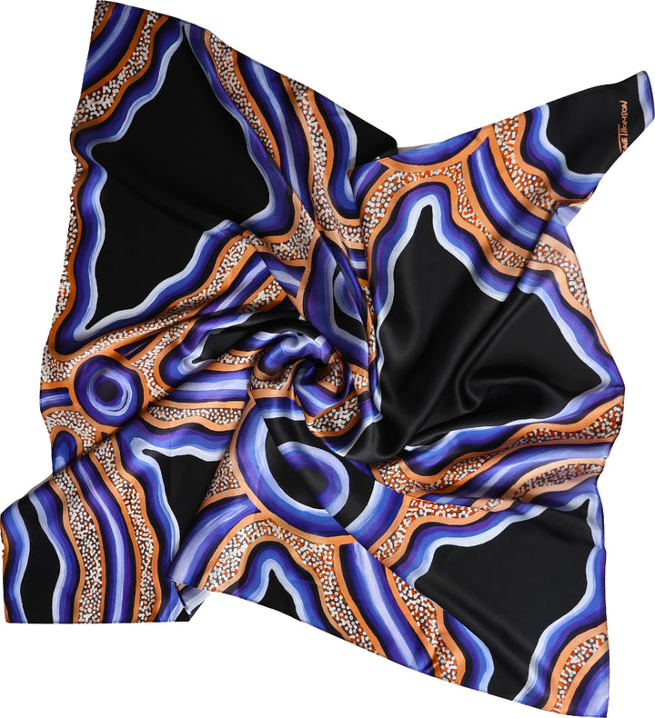 100% Silk 'Baan Biik' Scarf