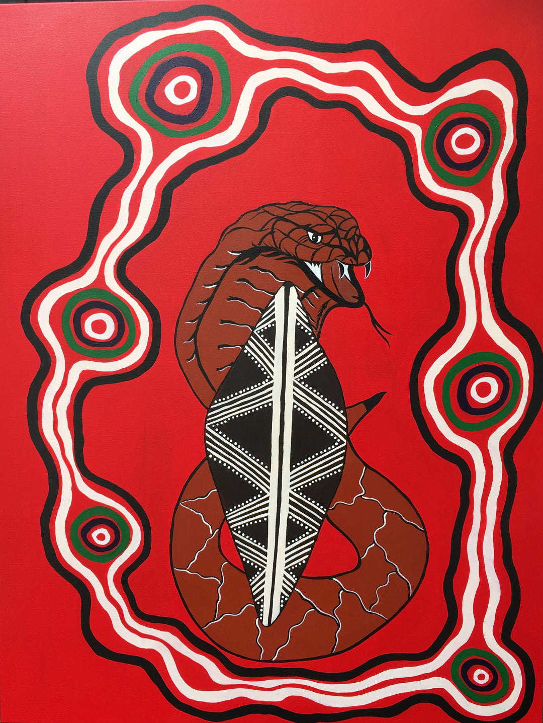 'Gane - Kaan' 'Warrior Snake' - Indigenous Round 2020, Manningham Football Club
